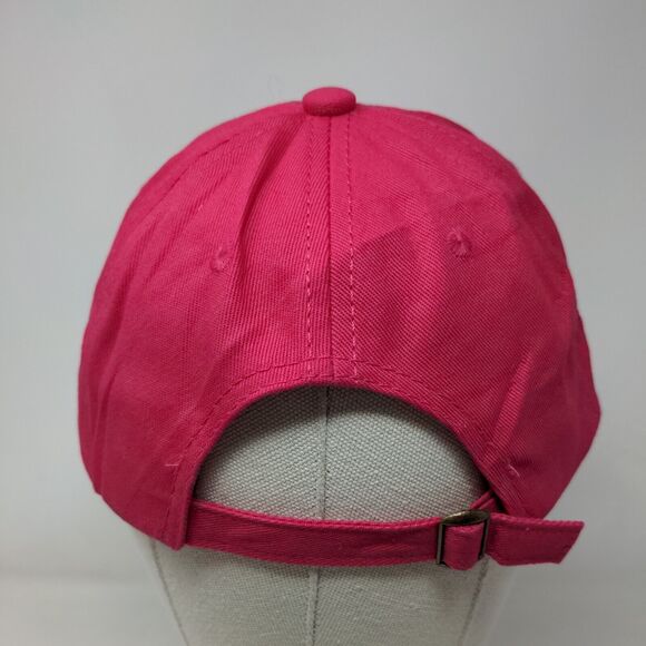 Chill Vibes Slideback Hat Pink One Size Adjustable Outdoor 6 Panel - Picture 6 of 8